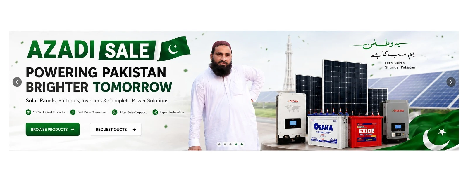 Powering Pakistan with solar and backup products